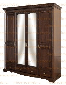 Шкаф Паола - 201 из массива дерева Ш-200см,В-220см,Г-60см