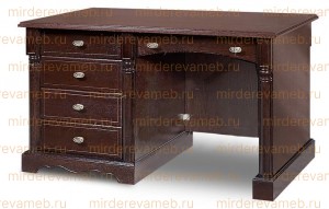 Письменный стол Паола - 101 из массива дерева Ш-140см,В-75см,Г-60см