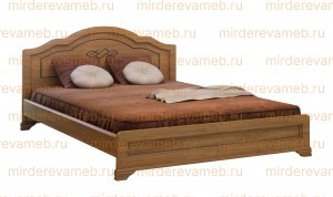 Кровать Сатори модель№2 из массива дерева