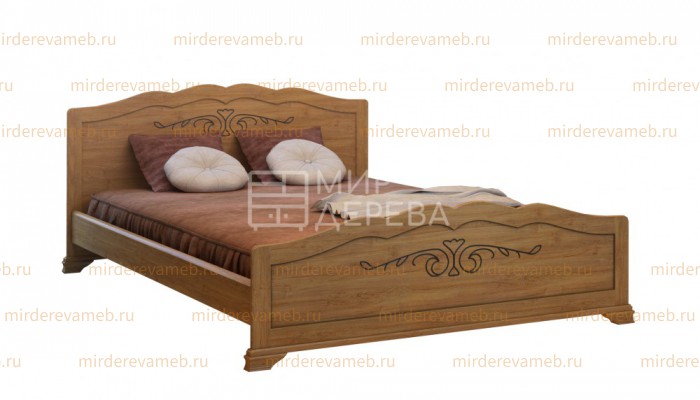 Кровать Муза из массива дерева