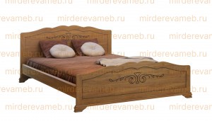 Кровать Муза из массива дерева