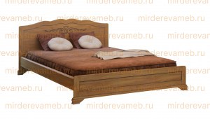 Кровать Муза модель№2 из массива дерева