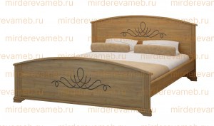 Кровать Нова из массива дерева