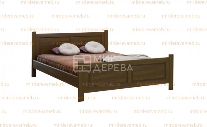 Кровать Гармония из массива дерева