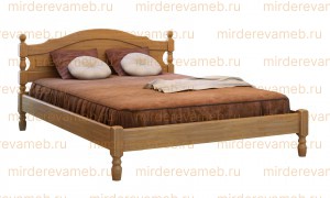 Кровать Жанна модель№2 из массива дерева