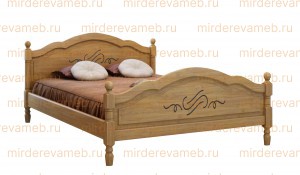 Кровать Лама из массива дерева