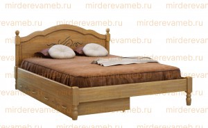 Кровать Лама модель№2 из массива дерева