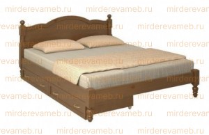 Кровать Мелодия модель№2 из массива дерева