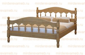 Кровать Точенка из массива дерева
