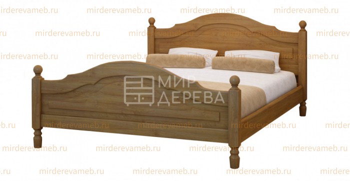 Кровать Филенка из массива дерева