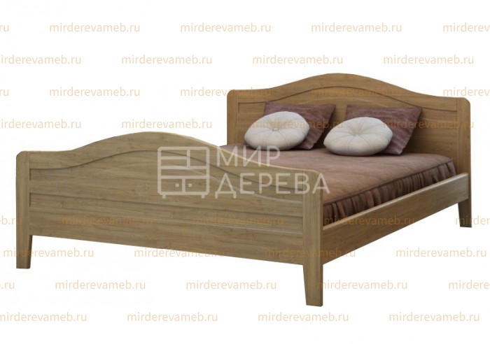 Кровать Сатэра из массива дерева