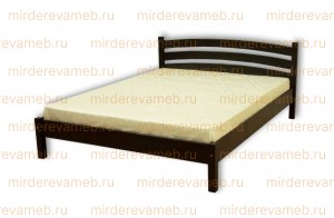 Кровать Белла из массива дерева