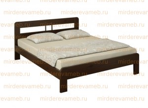 Кровать Алия модель№2 из массива дерева