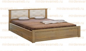 Кровать Глория из массива дерева