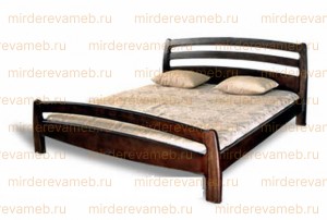 Кровать Ника из массива дерева