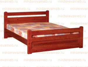 Кровать Визави из массива дерева