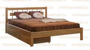 Кровать Сакура модель№2 из массива дерева