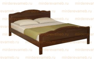 Кровать Новинка из массива дерева