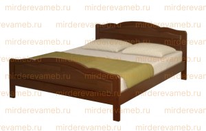 Кровать Новинка из массива дерева