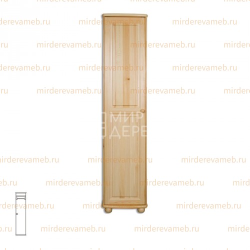 Шкаф Витязь 112 из массива дерева Ш-45см,В-190см,Г-60см