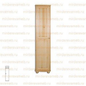 Шкаф Витязь 112 из массива дерева Ш-45см,В-190см,Г-60см