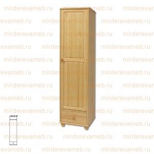 Шкаф Витязь 124 из массива дерева Ш-40см,В-190см,Г-60см