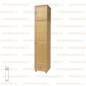 Шкаф Витязь 125 из массива дерева Ш-40см,В-240см,Г-60см