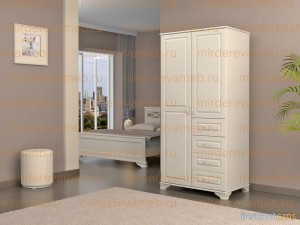 Шкаф Лиана 24 из массива дерева Ш-90см,В-190см,Г-60см