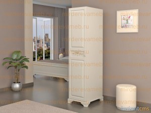 Шкаф Лиана 25 из массива дерева Ш-50см,В-200см,Г-60см