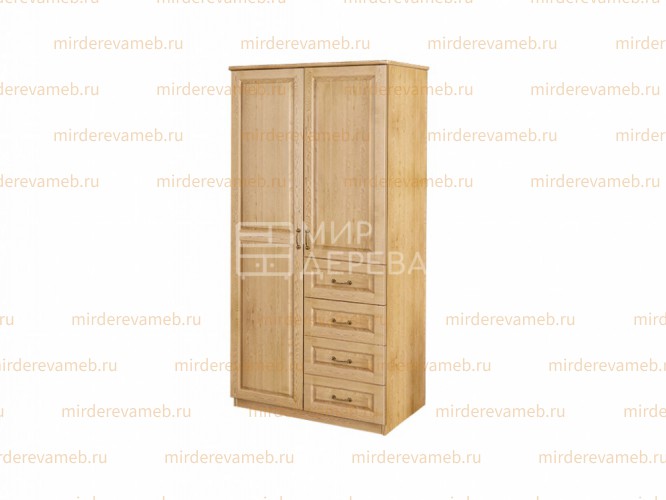 Шкаф ШВ 109 из массива дерева Ш-90см,В-190см,Г-60см