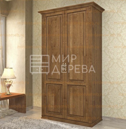 Шкаф Лирона 2х створчатый модель№3 из массива дерева Ш-120см,В-230см,Г-60см