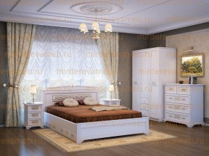 Спальный гарнитур Афина из массива