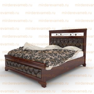 Кровать Валенсия модель №2 из массива дерева