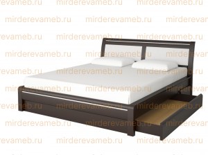 Кровать Окаэри модель№6-2 из массива дерева