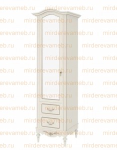Шкаф Амелия одностворчатый с зеркалом Ш-56см,В-230см,Г-63см