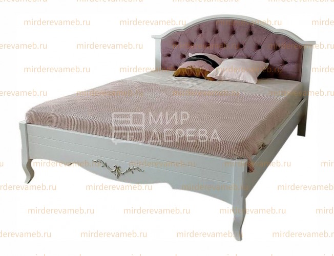 Кровать Аделия с каретной стяжкой 