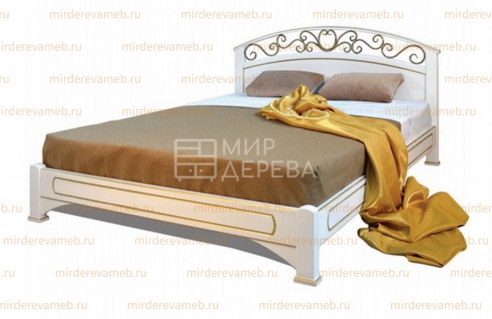 Кровать Омега модель№5 из массива
