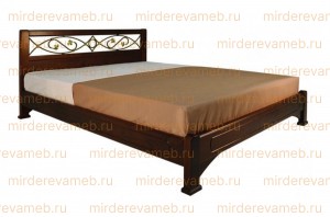 Кровать Омега модель№7 из массива