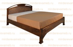 Кровать Омега (сетка) модель№13 из массива
