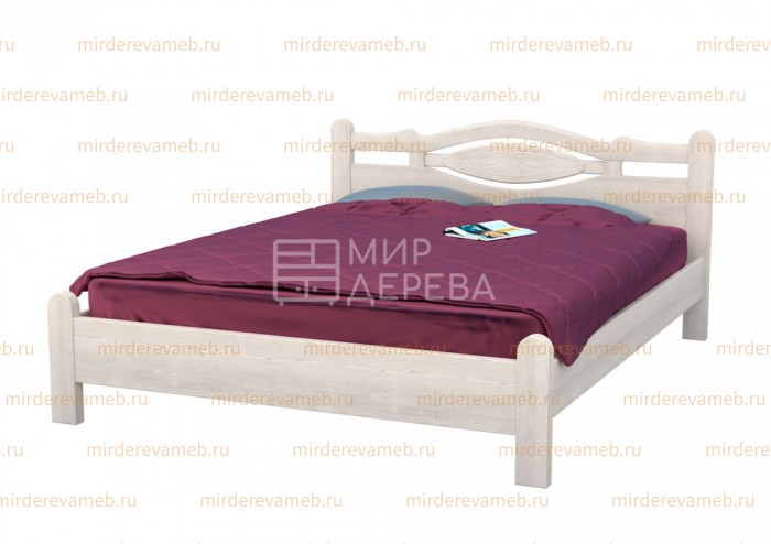 Кровать Палермо модель№2 из массива