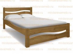 Кровать Лотос модель№2 из массива дерева