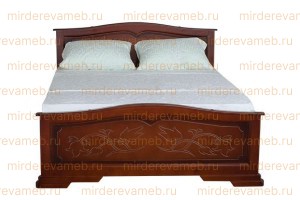 Кровать Болеро из массива дерева