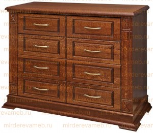 Комод Верди 400.4 ( 4ящика ) из массива дерева Ш-120см,В-100см,Г-45см