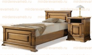 Кровать односпальная Верди Люкс из массива