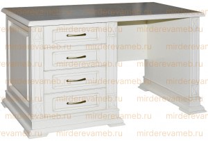 Письменный стол Верди - 200.2 из массива дерева Ш-135см,В-75см,Г-60см