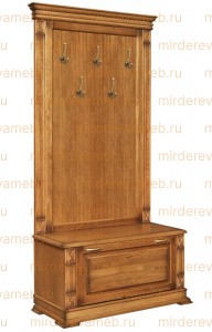 Прихожая Верди - 406 из массива дерева Ш-115см,В-220см,Г-50см