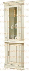 Шкаф Сервант Верди угловая колонка из массива дерева Ш-50см,В-200см,Г-50см