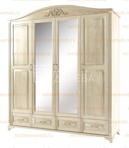 Шкаф Венеция 3.4 из массива Ш-200см,В-220см,Г-60см