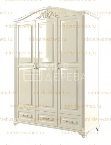 Шкаф Венеция 3.3 из массива Ш-160см,В-220см,Г-60см