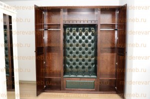 Прихожая ПР - 001 модель№2 из массива Ш-200см,В-240см,Г-50см